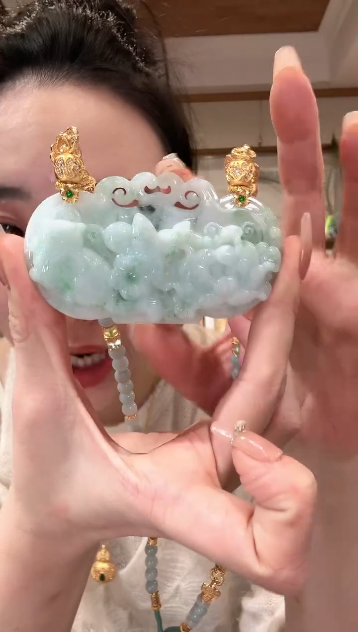 【闪购商品】翡翠颈饰未镶嵌国风