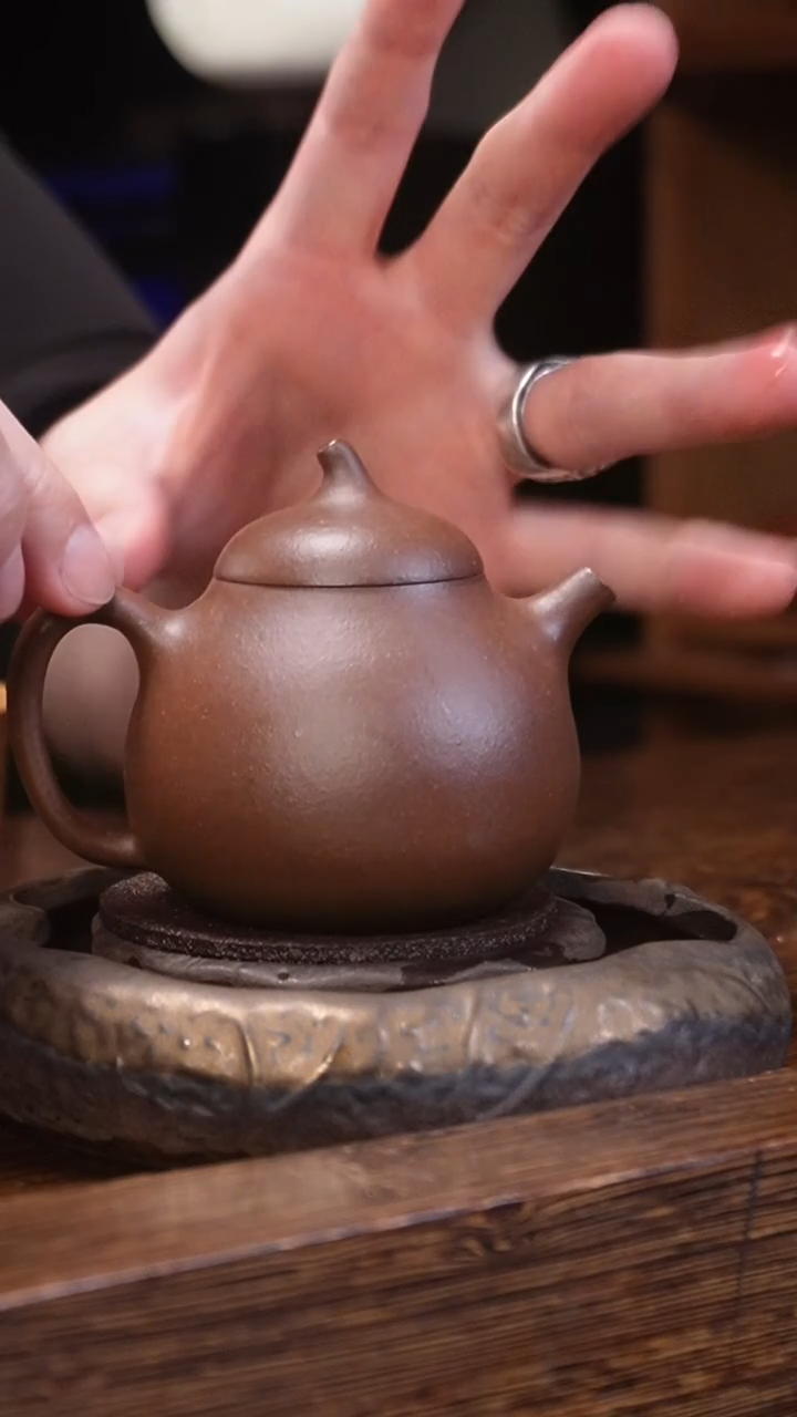 茶壶紫砂紫砂茶壶茄瓜-WYJ