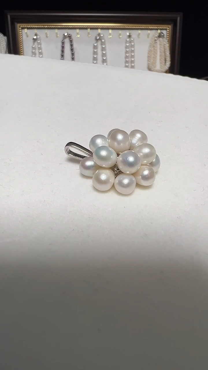 吊坠(不含链)钛钢淡水珍珠永丽珍珠严选
