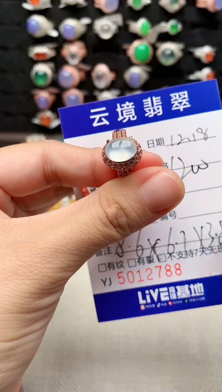 未镶嵌戒指翡翠2788