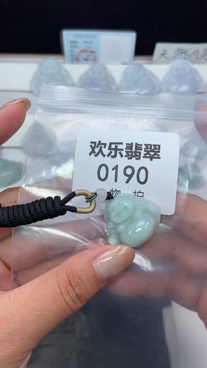 颈饰未镶嵌翡翠缅甸天然翡翠0190