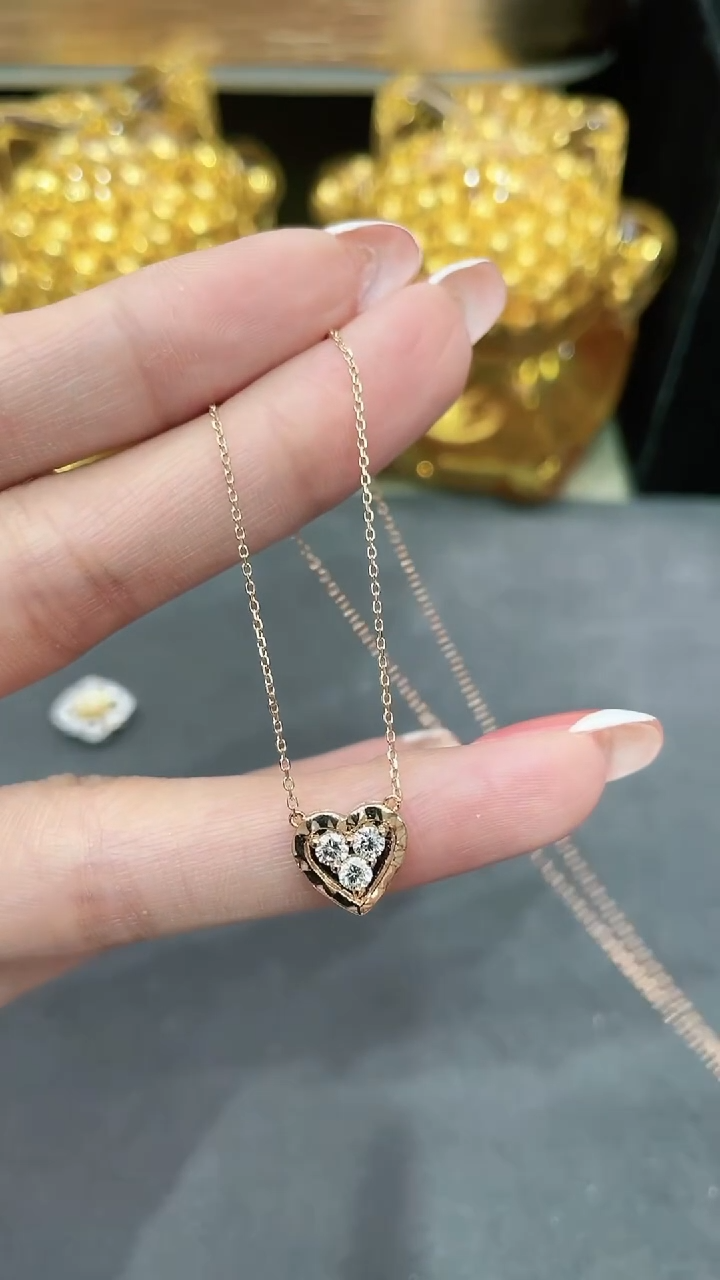 项链18K金镶嵌钻石24234