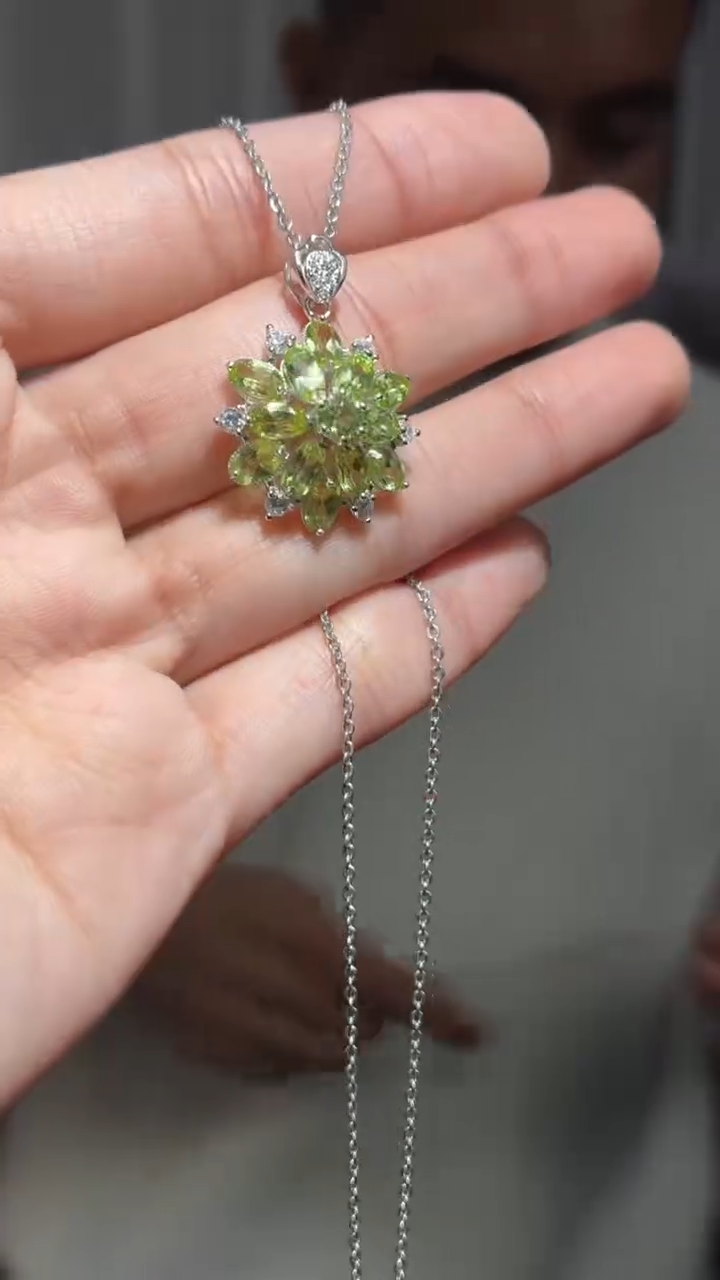 银S925镶嵌其他橄榄石（扎德严选）