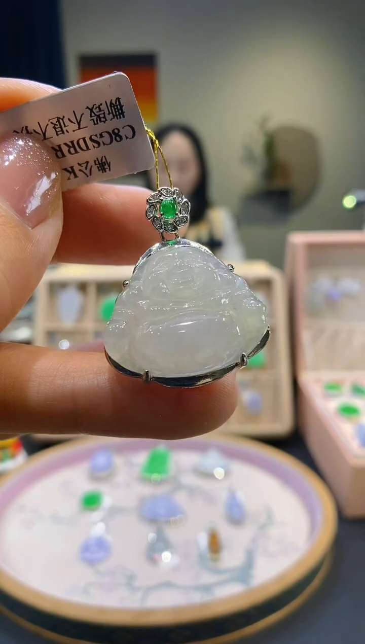 【闪购商品】翡翠未镶嵌吊坠(不含链)佛公