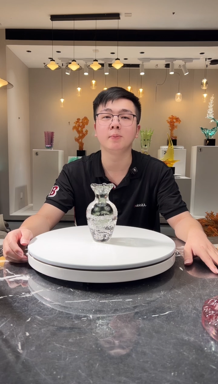 摆件巴比特美学-灰绿色气泡香薰瓶