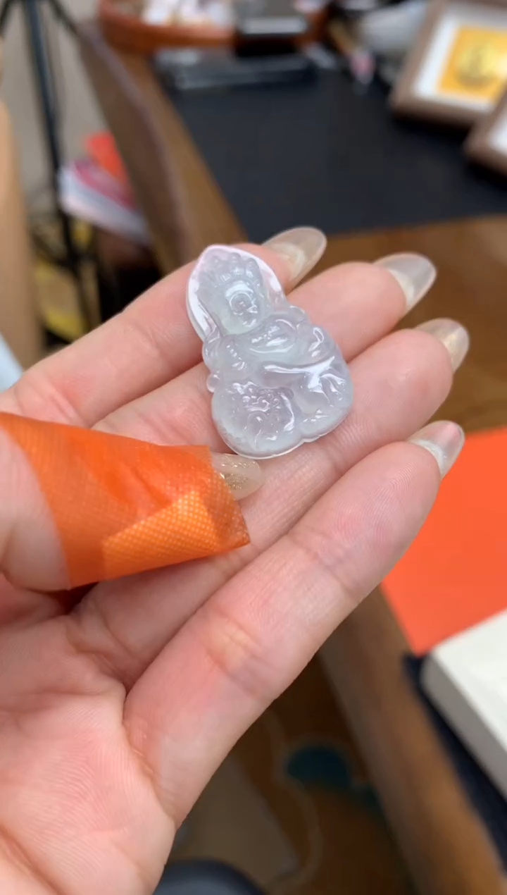 【闪购商品】翡翠颈饰未镶嵌文殊