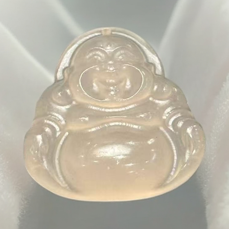 天然和田玉 精美时尚显气质佛公吊坠A0161