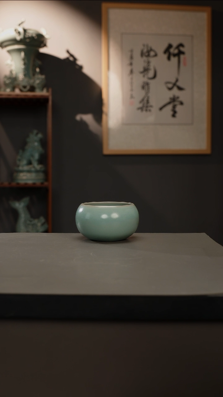 【闪购商品】杯仿古釉原矿禅定