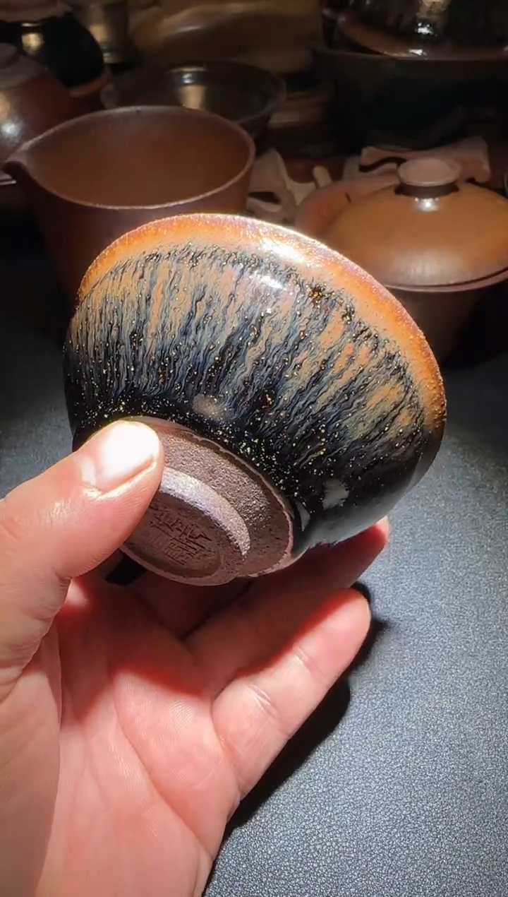 茶盏通天龙窑柴烧建盏通天龙窑柴烧建盏