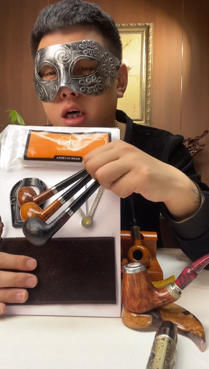 石楠木纯手工意大利石楠木烟斗