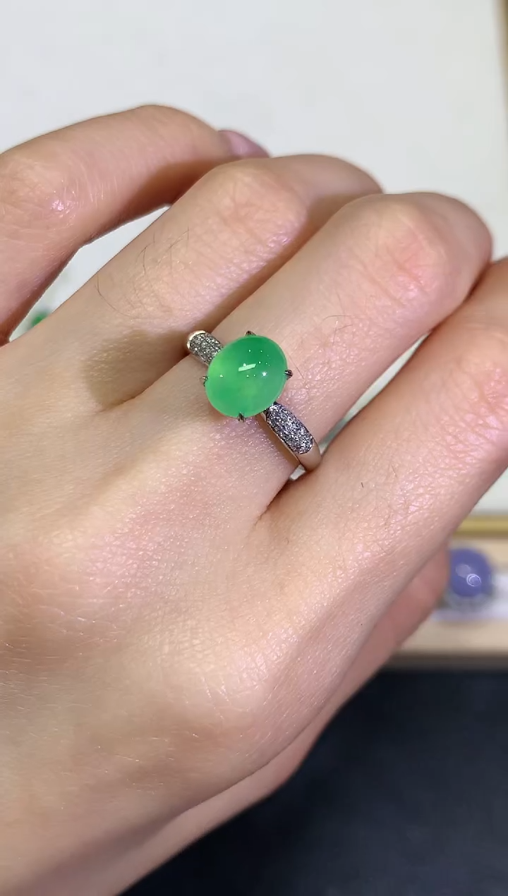 【闪购商品】翡翠颈饰18K金镶嵌团购28