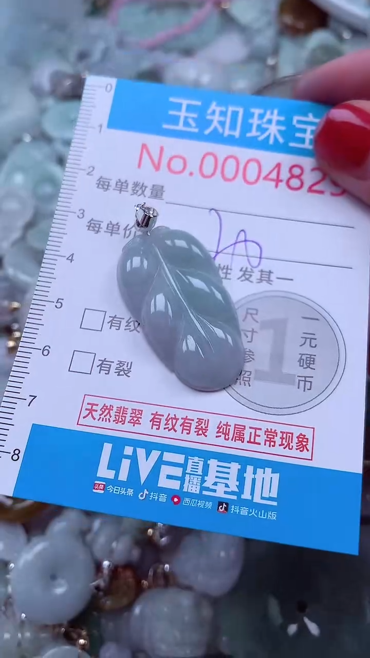 吊坠(不含链)未镶嵌翡翠4829