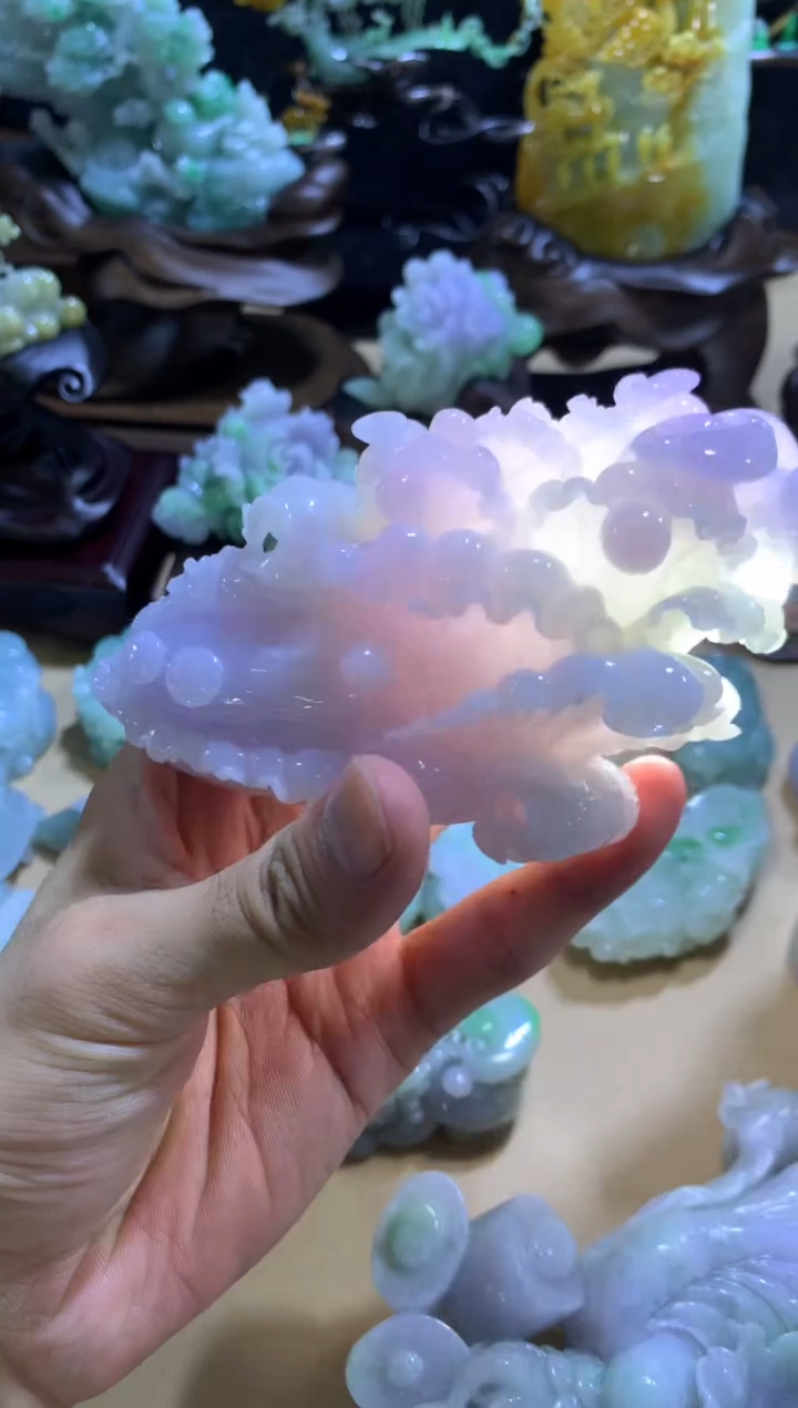 翡翠挂件未镶嵌用****7翡翠摆件