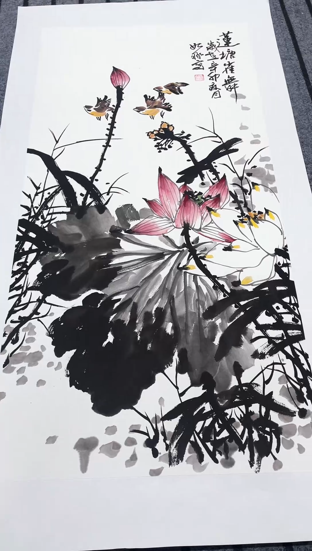 精品国画花鸟作品