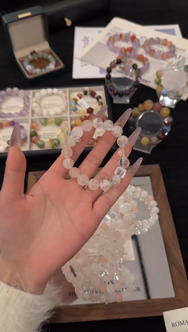 未镶嵌手链水晶雪花幽灵x3455