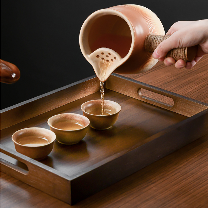 新疆包邮围炉煮茶烤奶壶罐罐壶室内可干烧茶壶套装陶壶侧把茶壶