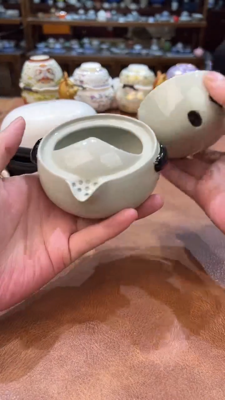 真的很便宜会开片的旅行茶具