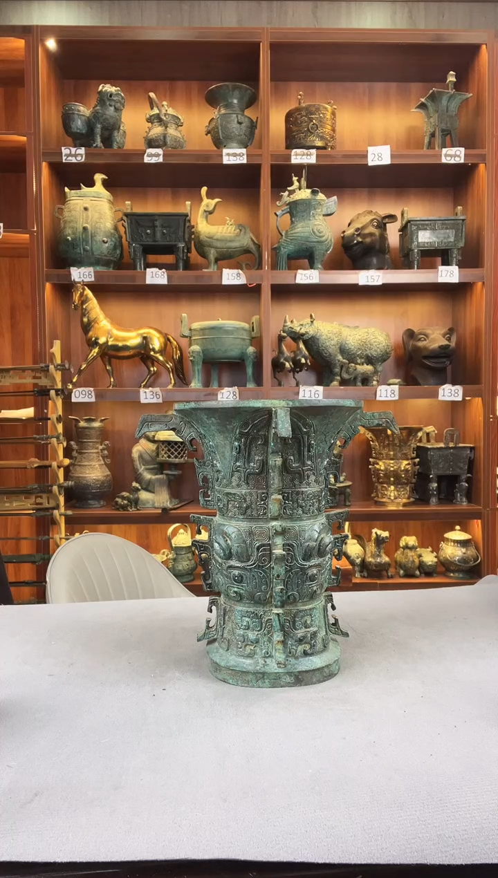 铜高19.5何尊456789仿古