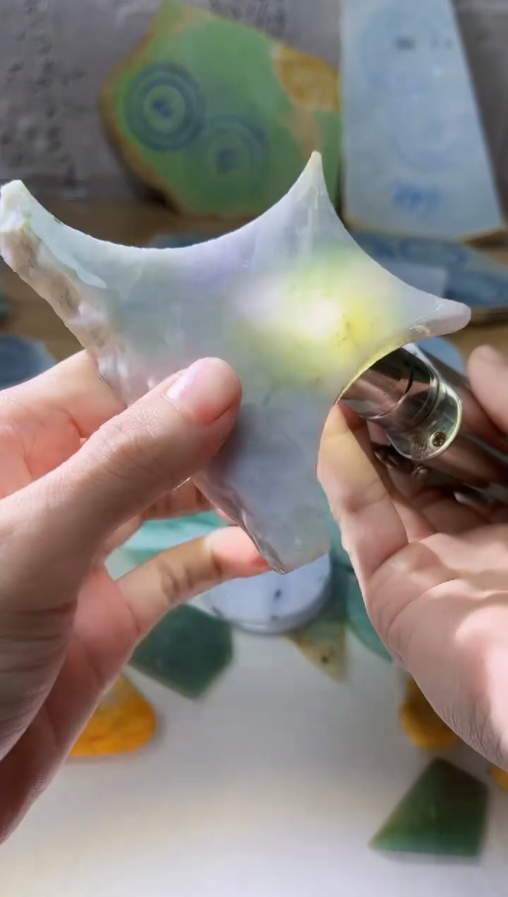 裸石翡翠翡翠a货正品玉石古陈303