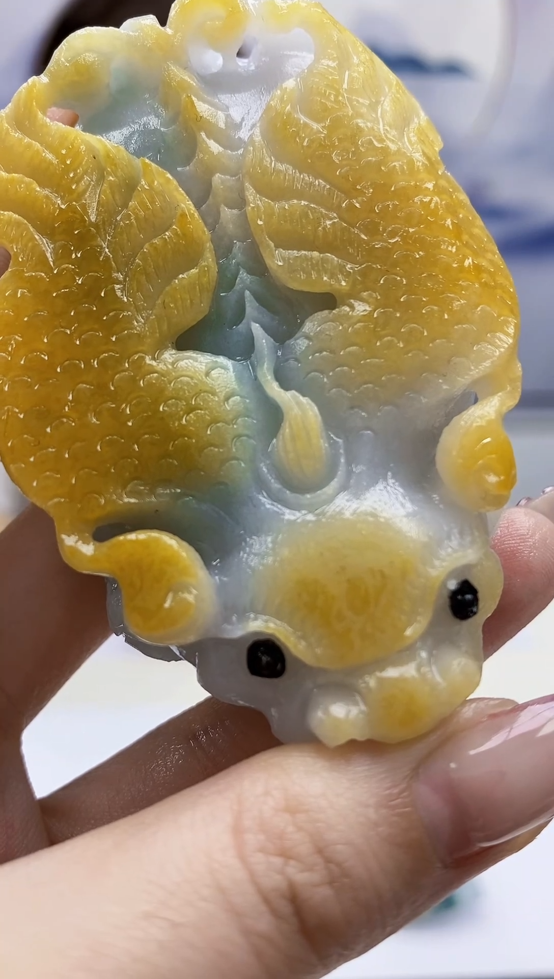 定制翡翠未镶嵌4829jw-毛货挂件128