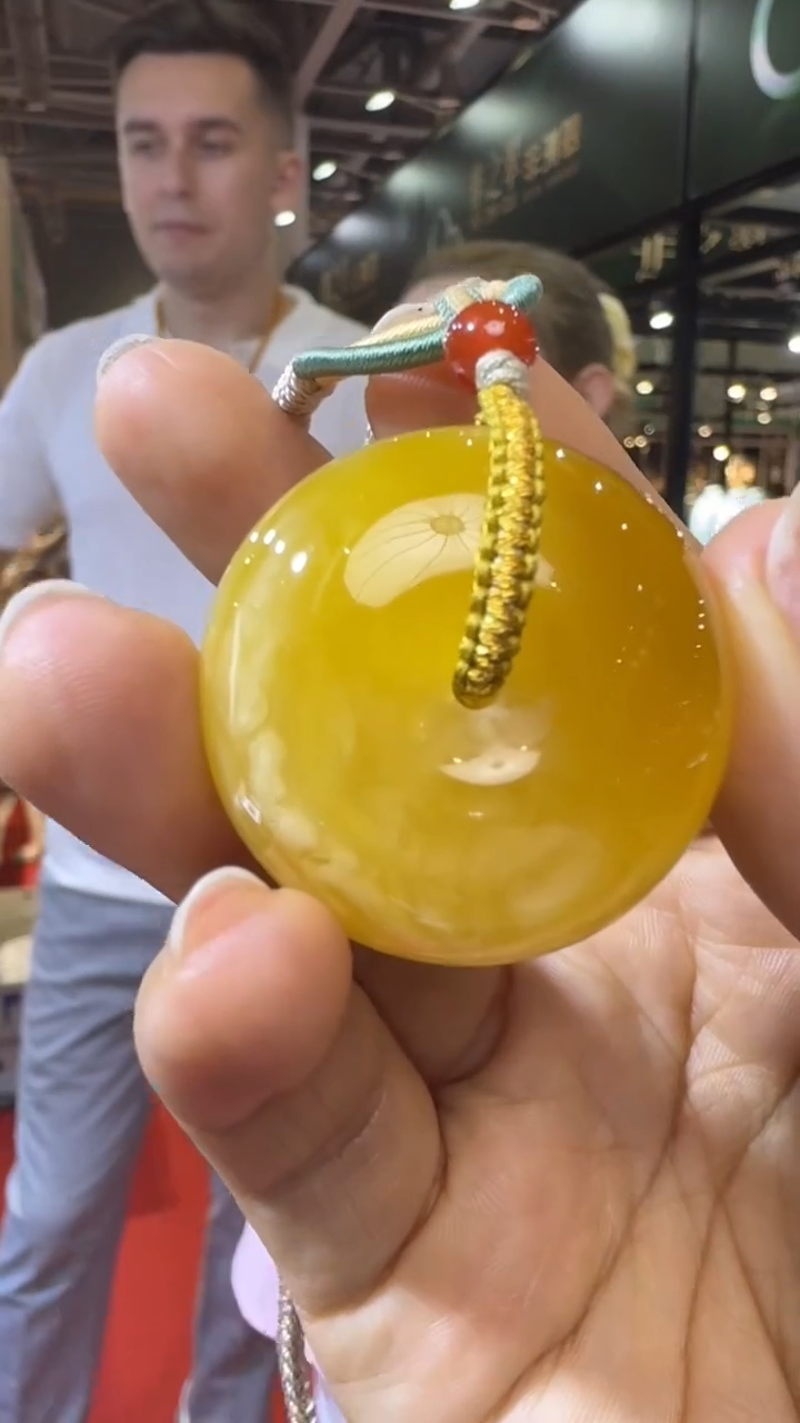 未镶嵌颈饰琥珀杭州珠宝展假一罚十
