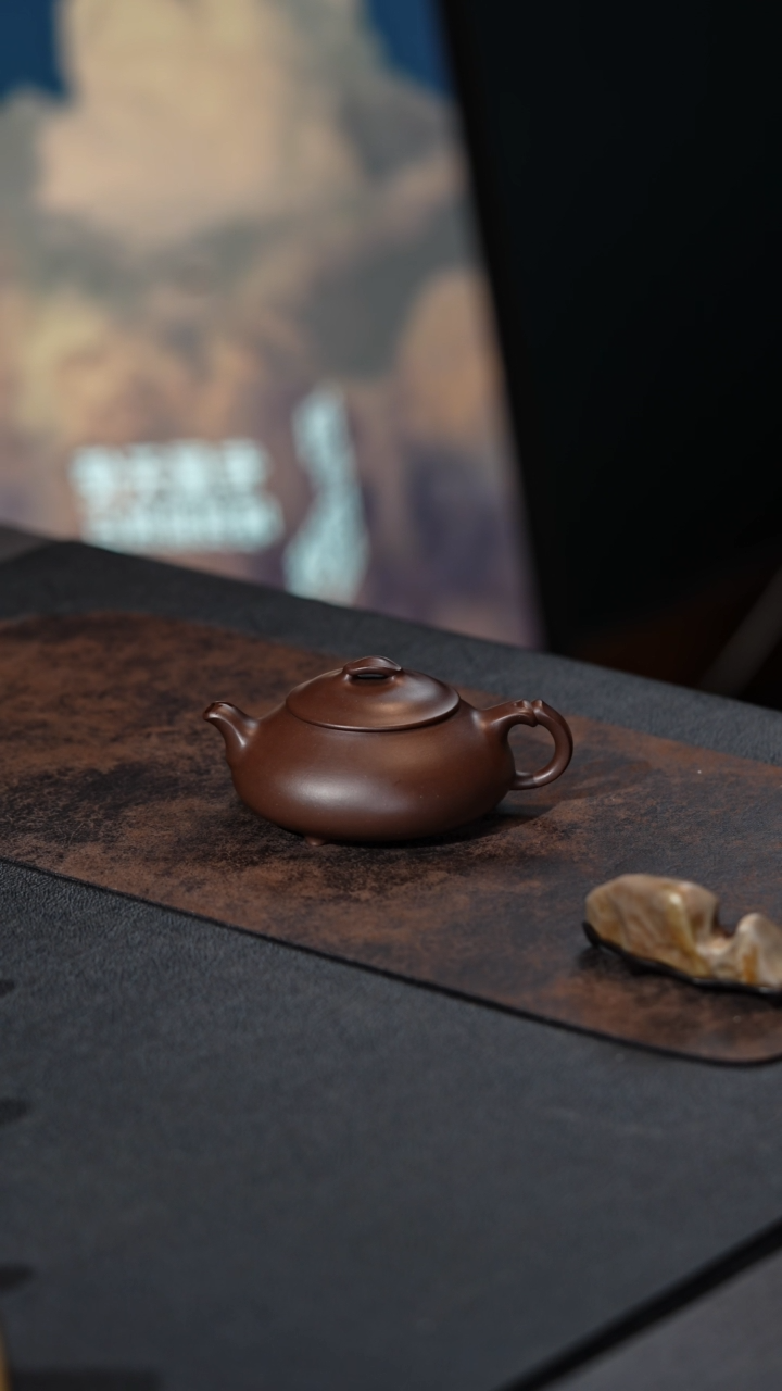 【闪购商品】紫砂茶壶刘斌 简瓢 紫泥