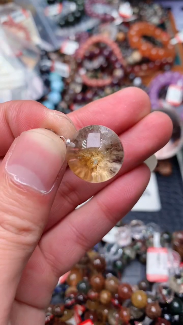 【闪购商品】水晶吊坠(赠链)合金256