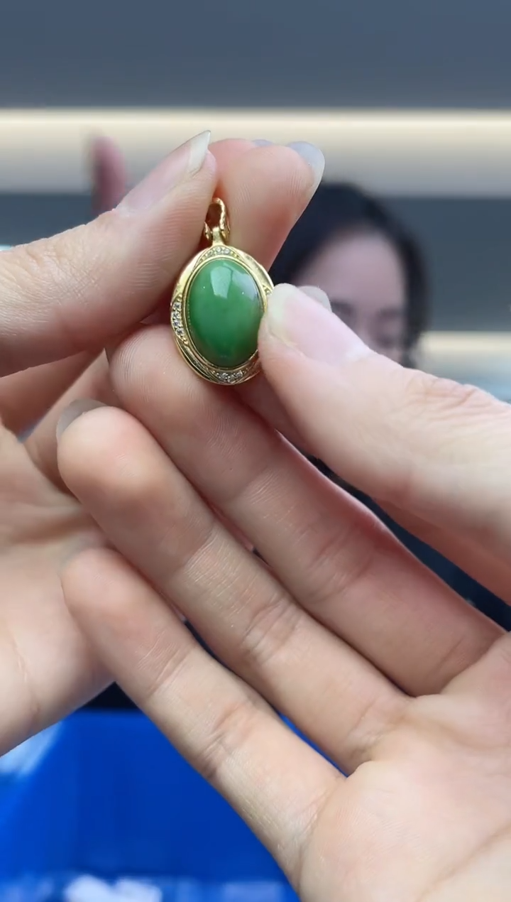 【闪购商品】和田玉`银S925镶嵌（多样性发一件）