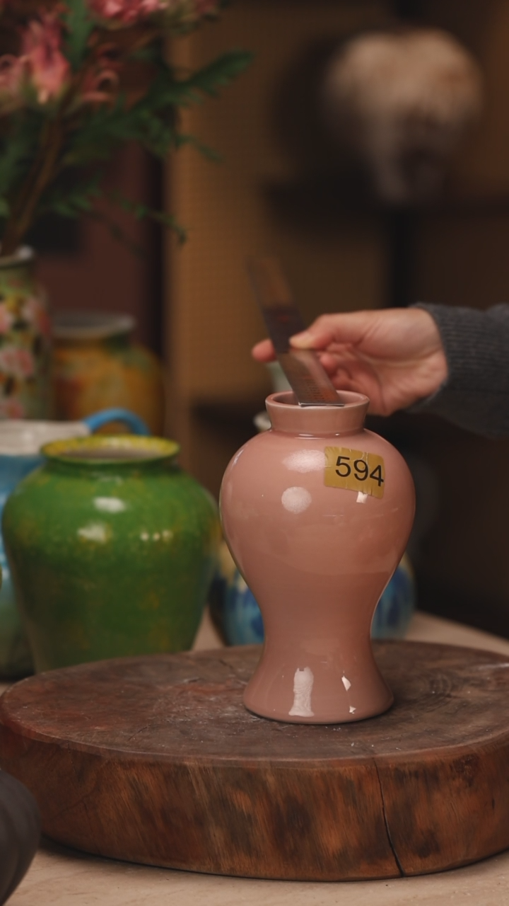 【闪购商品】陶瓷景德镇设计师手作花器摆件侘寂风