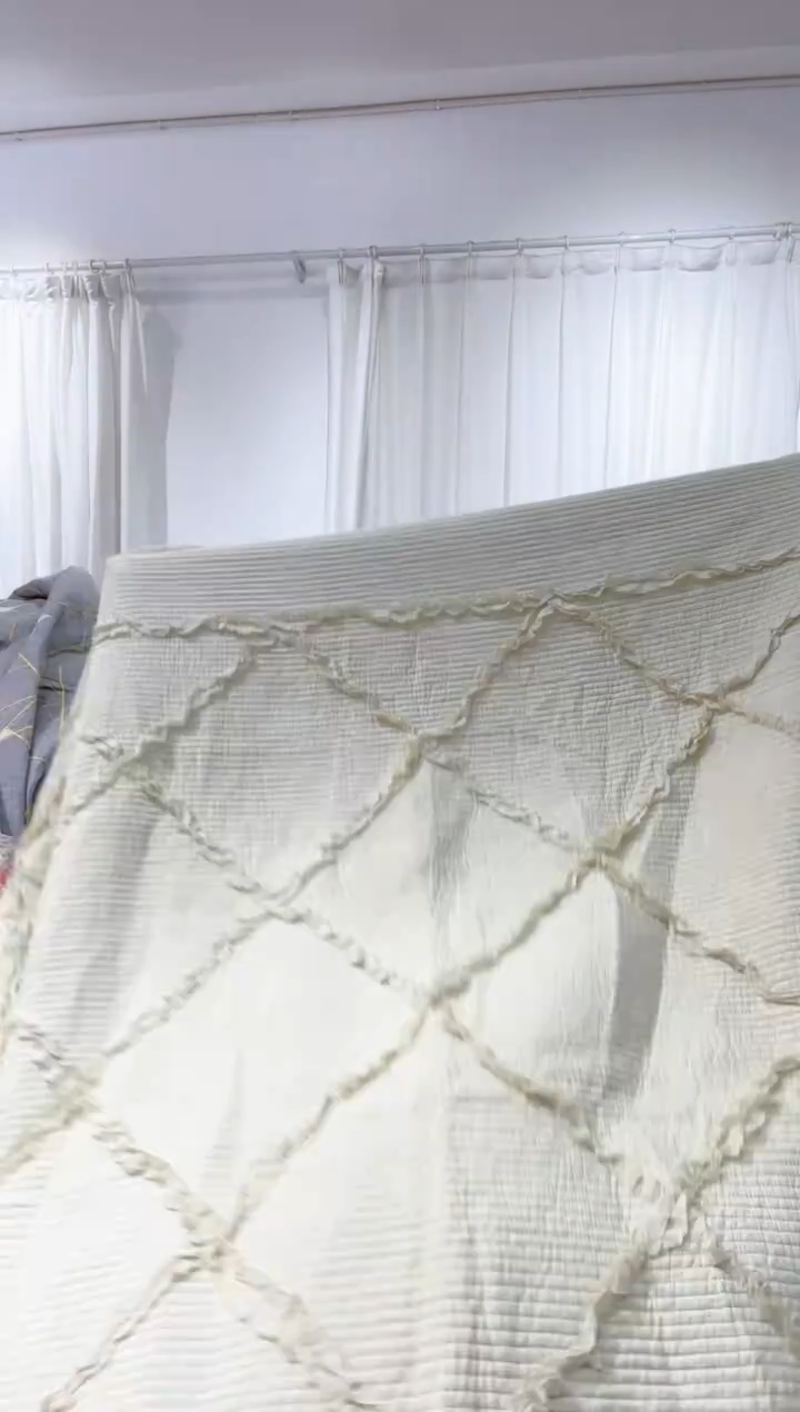 棉240*270纯棉床盖54号微瑕