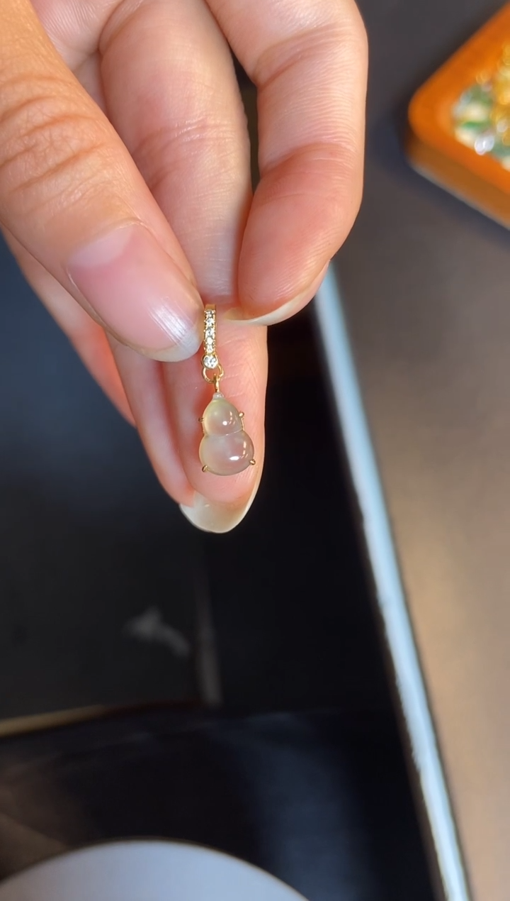 吊坠(不含链)银S925镶嵌翡翠1