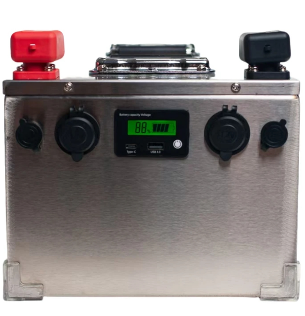 足12V320AH磷酸铁锂电池大容量船用推进器足4度电储能照明抽水泵