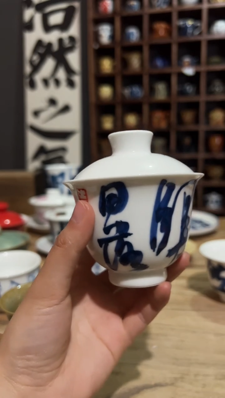 【闪购商品】观云听雨原创手绘茶具