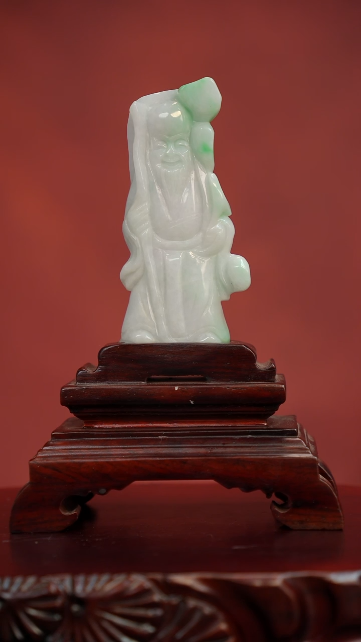 未镶嵌摆件翡翠寿星摆件