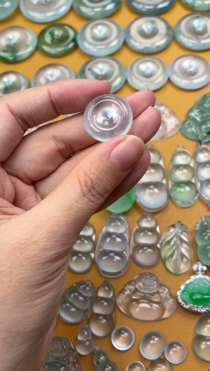 吊坠(不含链)未镶嵌翡翠29 平安扣19.6 5.8