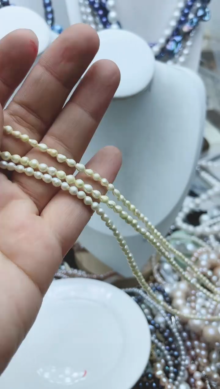 【闪购商品】淡水珍珠颈饰钛钢3