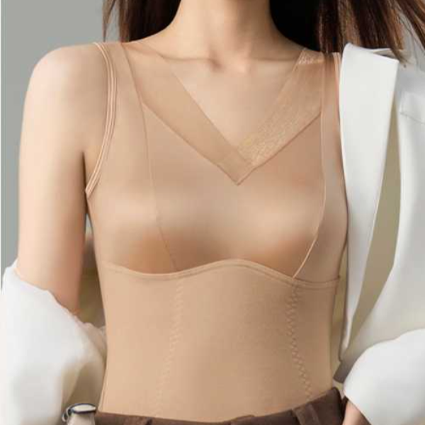 吊带优雅气质风千金风内搭法式秋冬暖背2521