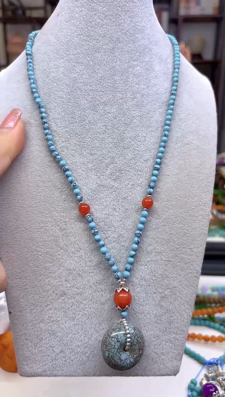 【闪购商品】玛瑙/玉髓颈饰未镶嵌X489