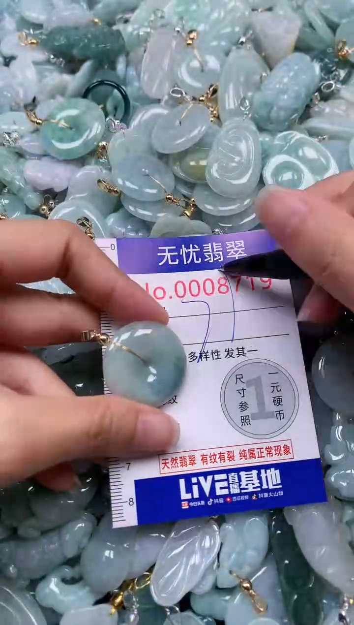 颈饰未镶嵌翡翠8719