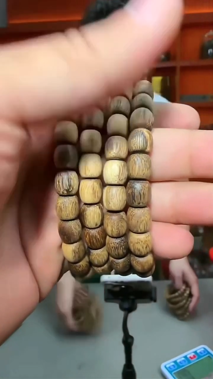 沉香手串138号单圈文莱多样性发一