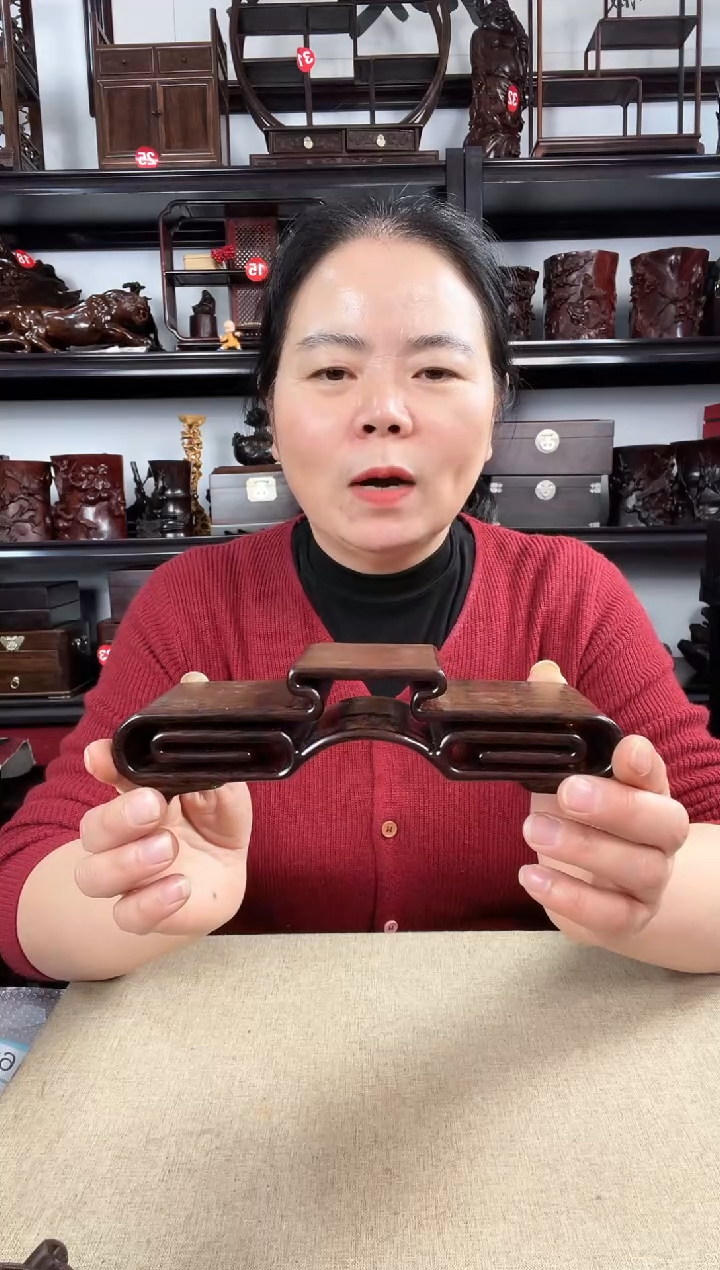 木老李红木工艺品三连
