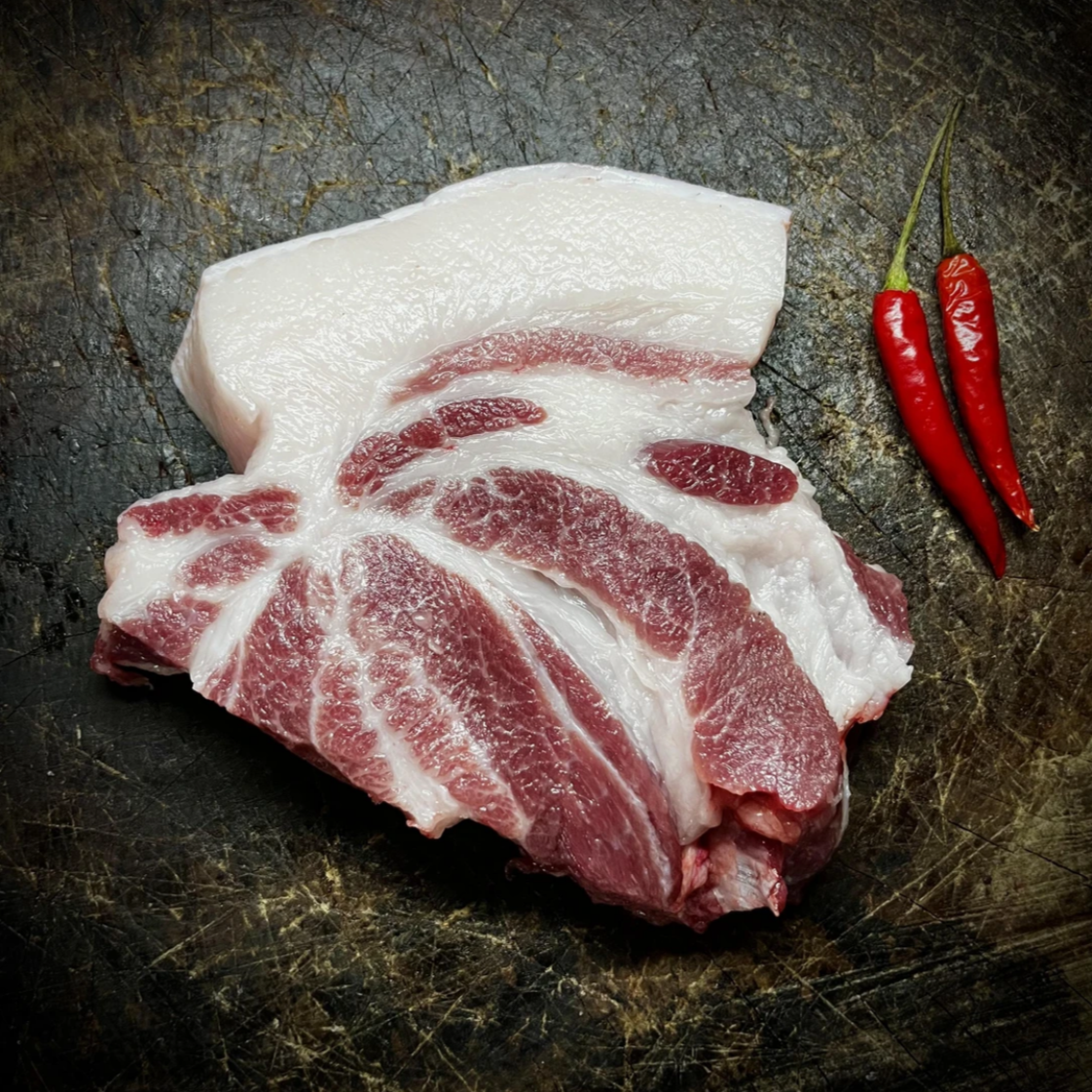 【障山黑猪梅花肉4斤】障山黑土猪 纯粮食熟食蔬菜喂养 顺丰包邮