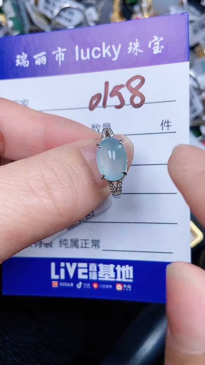 颈饰银S925镶嵌翡翠0158