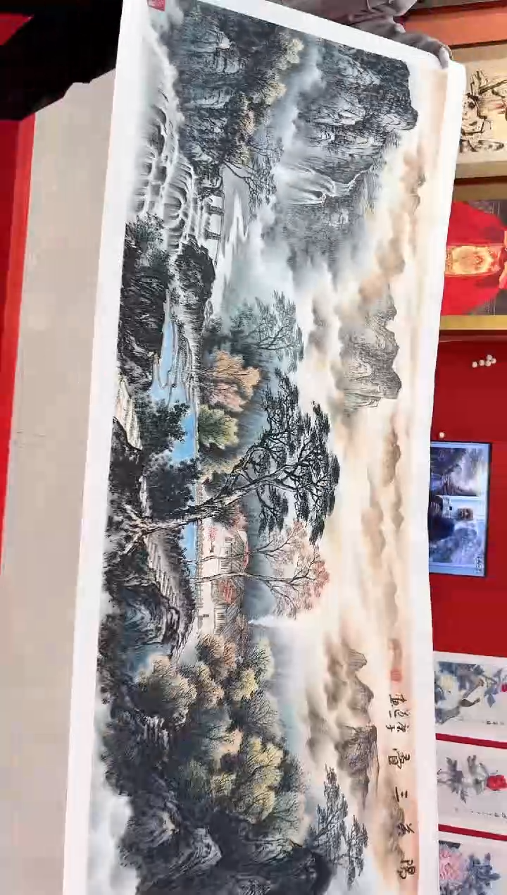 【闪购商品】国画国画道一老师亲笔绘画作品D115