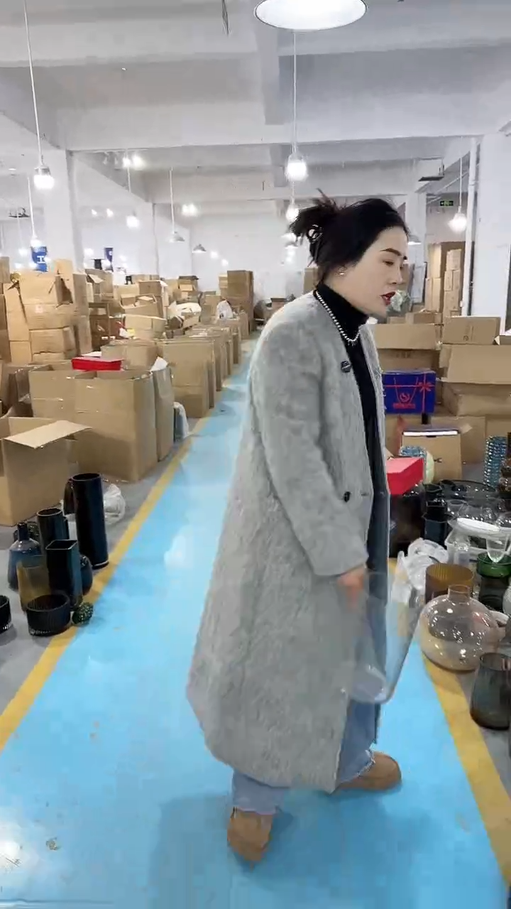 【闪购商品】玻璃安琪外贸-微瑕花瓶--6Y43