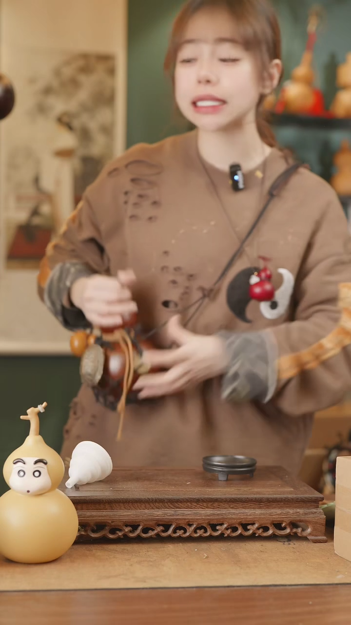 【闪购商品】63号精品天然大漆工艺防渗内胆酒葫芦~