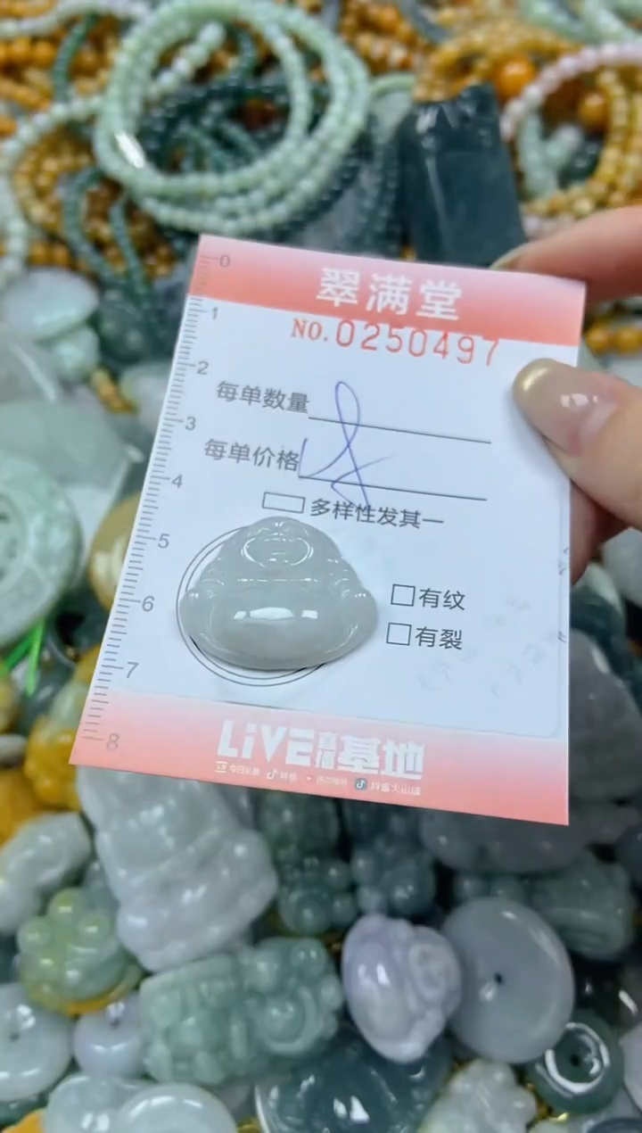 未镶嵌挂件翡翠闪购0250497