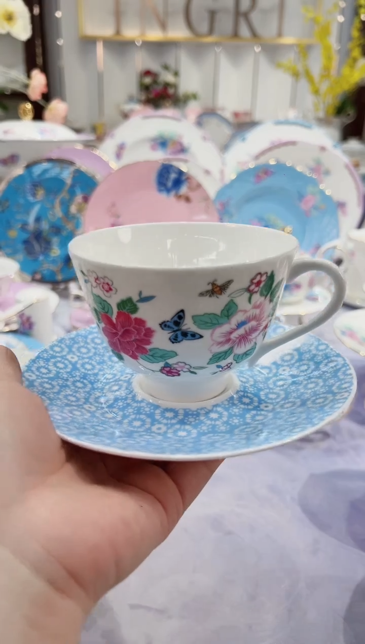 【闪购商品】36%以上骨粉骨瓷杯碟