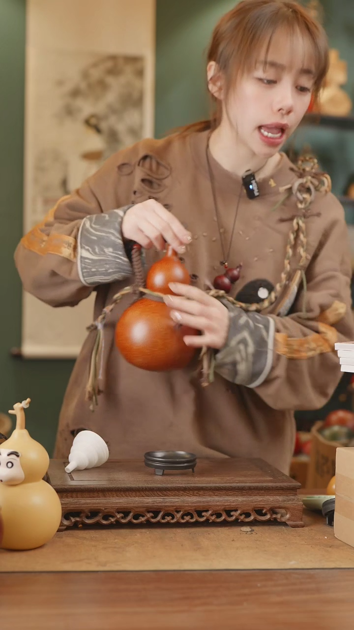 【闪购商品】272号精品天然大漆工艺防渗内胆酒葫芦~