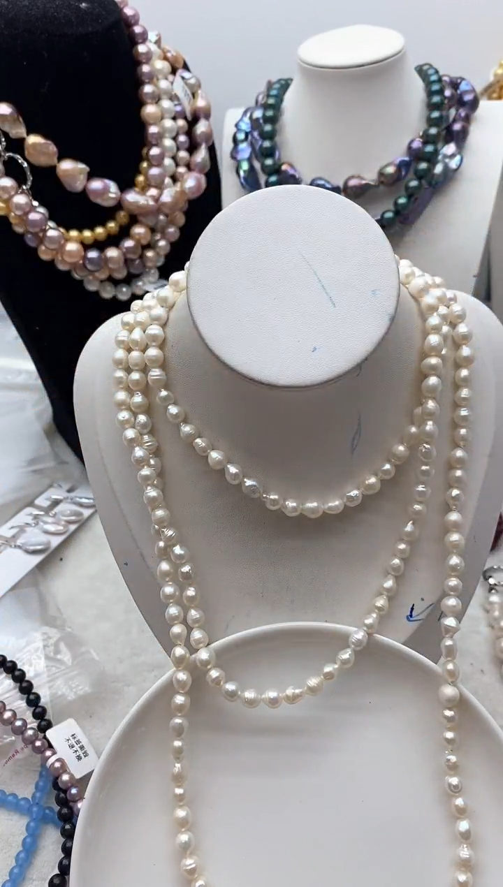 【闪购商品】淡水珍珠颈饰钛钢146